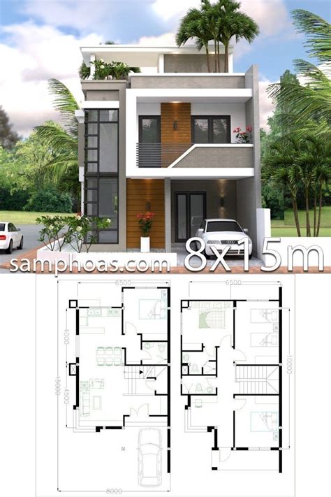 Rustic Home | Duplex house plans, House architecture design, House construction plan