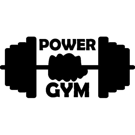 Sticker sport power gym – Stickers Sports et Football Autres Sports ...