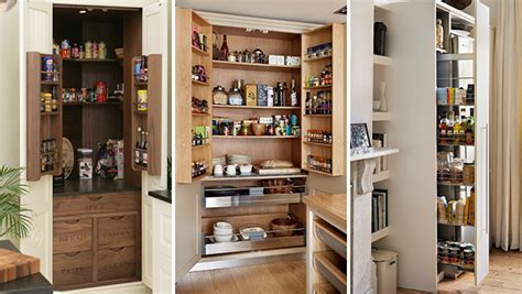 15 Handy Kitchen Pantry Designs With A Lot Of Storage Room