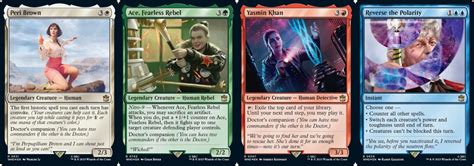 Everything We Learned About the Doctor Who Commander Decks