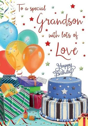 Grandson Birthday Card | Free happy birthday cards, Grandson birthday cards, Birthday wishes for ...