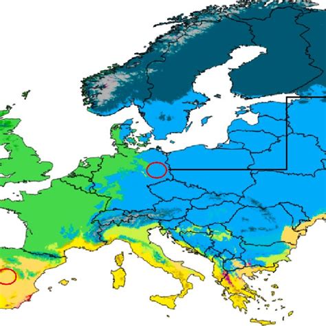 Climate zones in Europe (Adapted from (Beck et al., 2018)). | Download ...