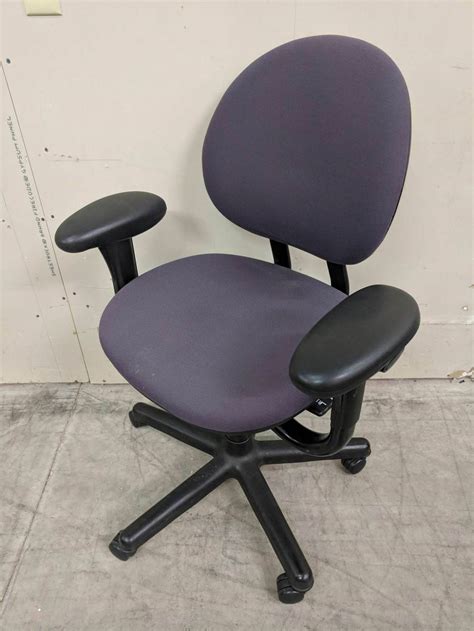 Lavender Steelcase Rolling Office Chairs by Steelcase