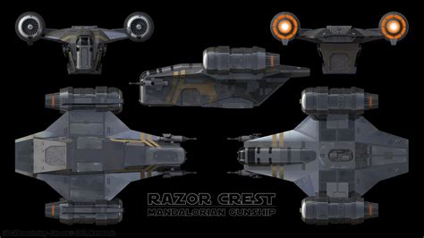 The Mandalorian - Razor Crest Schematics - Revised by Ravendeviant on ...