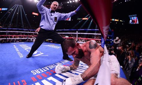 Photos: Canelo Alvarez’s epic knockout of Caleb Plant