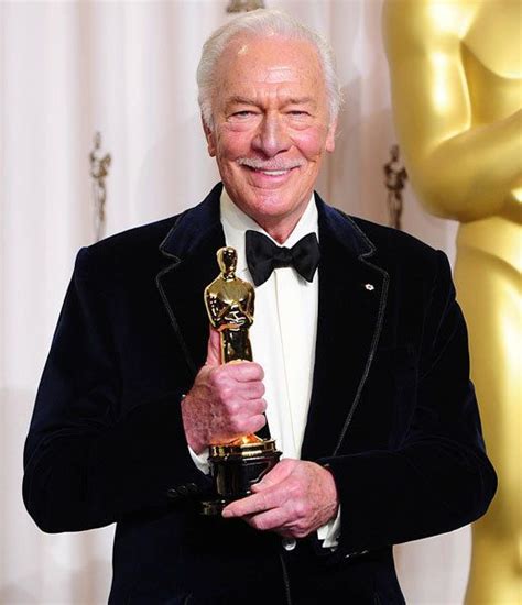 Christopher Plummer in his velvet tux jacket Oscars 2012, Christopher Plummer, Best Supporting ...