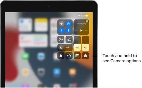 Use and customize Control Center on iPad – Apple Support (UK)