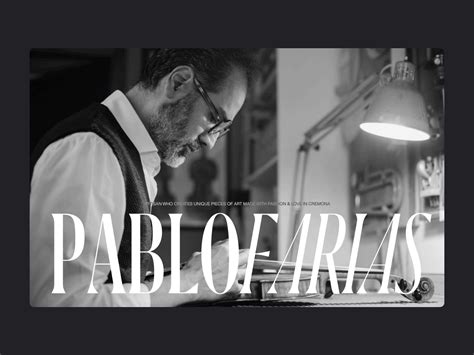 PABLO FARIAS by ET Studio on Dribbble