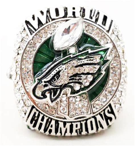 NFL Philadelphia Eagles Super Bowl LII Championship 2018 Replica Ring ...