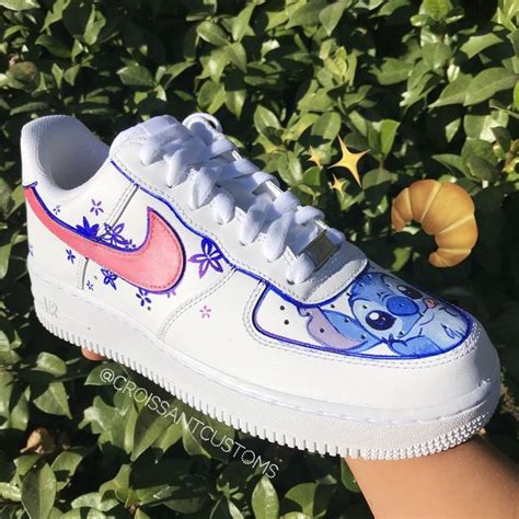 OHANA Stitch and Angel Air Force 1 | THE CUSTOM MOVEMENT in 2021 ...