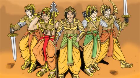 Mahabharata - The Pandava Rangers by VachalenXEON on DeviantArt