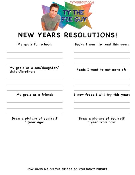 New Year, New Resolutions | Ty the Pie Guy