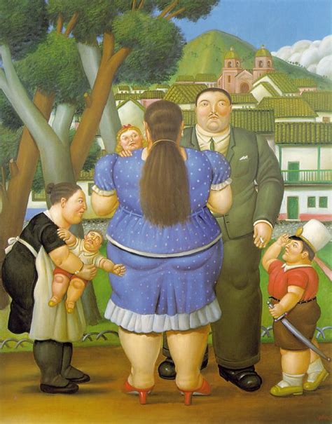 Family Painting | Fernando Botero Oil Paintings