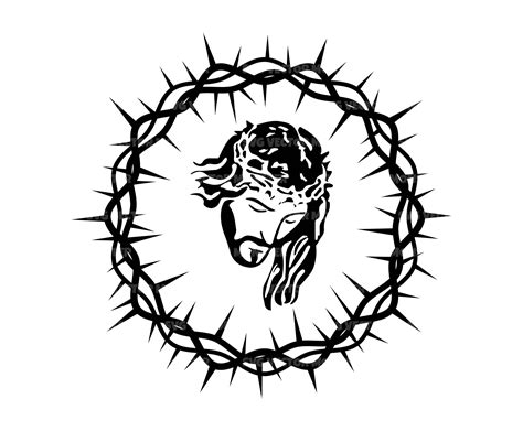 Jesus Christ Svg Crown of Thorns Svg Faith Over Fear - Etsy Australia