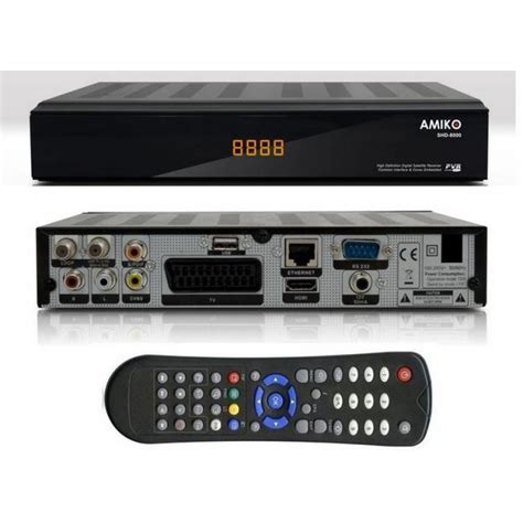 Digital Satellite Receiver Amiko SHD-8000 - Digital Satellite Receiver, MPEG-Fully DVB-S / DVB ...