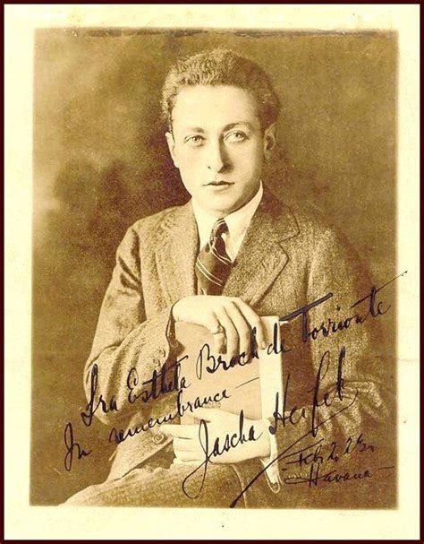 Autographed Photo Violinist Jascha Heifetz 1917 - Jun 26, 2006 | Nate D. Sanders in CA | Jascha ...