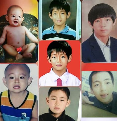 13 Lovely Kim Taehyung - V BTS Childhood Photos - NSF News and Magazine