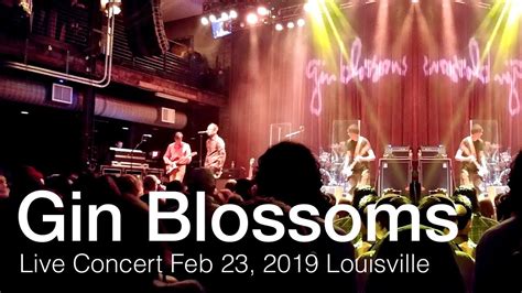 Gin Blossoms Live Concert (Feb 23, 2019) at Mercury Ballroom, Louisville KY - YouTube