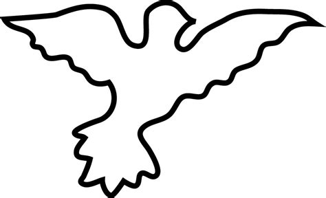 Doves Outline - ClipArt Best