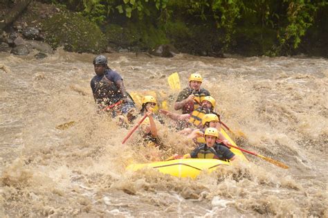 Costa Rica. White water rafting in El carman down the Reventazón River ...