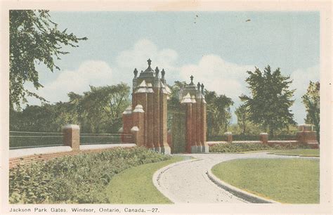 Retro Windsor: Jackson Park Gates | windsoriteDOTca News - windsor ontario's neighbourhood ...