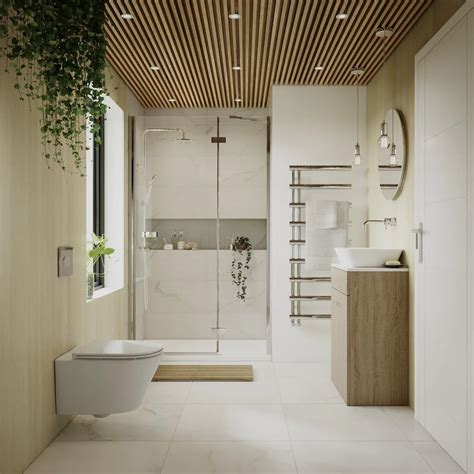 Japandi Bathroom, Serene Bathroom, Fitted Bathroom, Bathroom Trends, Bathroom Colors, Bathroom ...