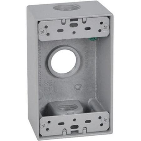 Hubbell Electrical Products FSB75-3 Gray Weatherproof 1-Gang ...