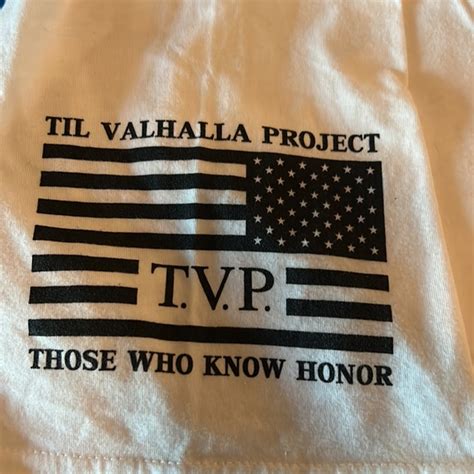 Til Valhalla Project | Shirts | Til Valhalla Project Apparel Company Tvp 4x Large White 91 ...