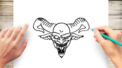 How To Draw A Demon Easy