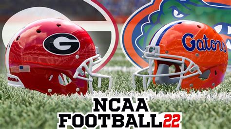 Georgia vs Florida | NCAA Football 22 | Simulation Gameplay