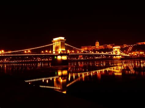 Chain Bridge Budapest Night Shot - Free photo on Pixabay