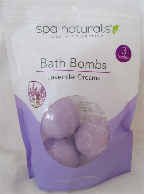 Amazon.com : Spa Naturals Bath Bombs Lavender 3pk : Beauty & Personal Care