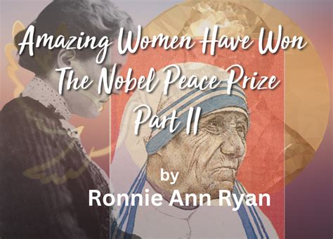 Female Nobel Peace Prize Winners – Women Who Changed the World – Part ...