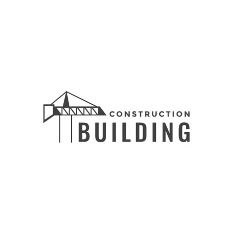 crane construction logo design vector 11324751 Vector Art at Vecteezy