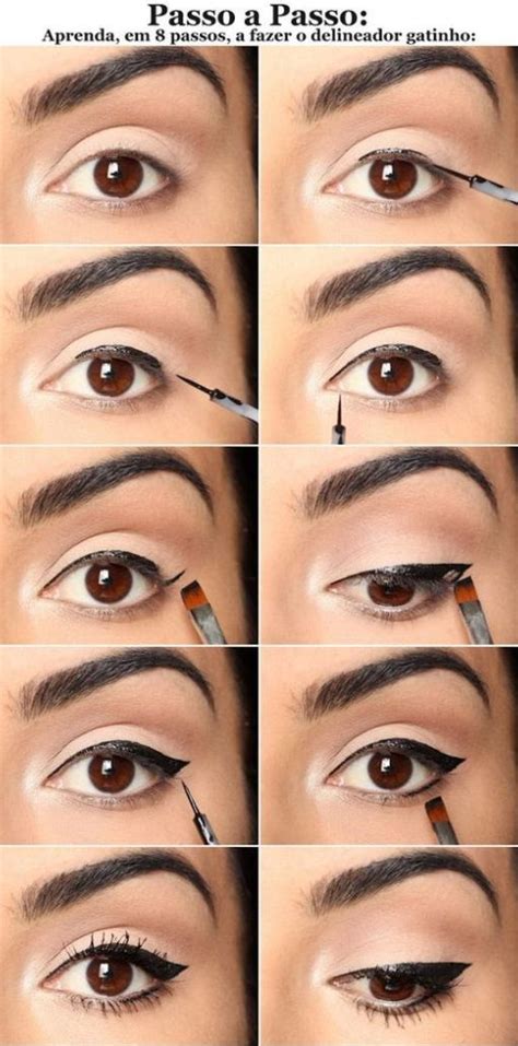 10 Easy Step-By-Step Eyeliner Tutorials For Beginners | Eye makeup ...