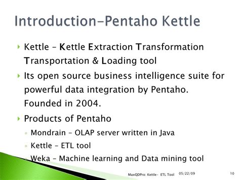 Kettle – Etl Tool