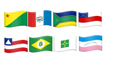 Brazil State Flag Emojis : r/flagemoji