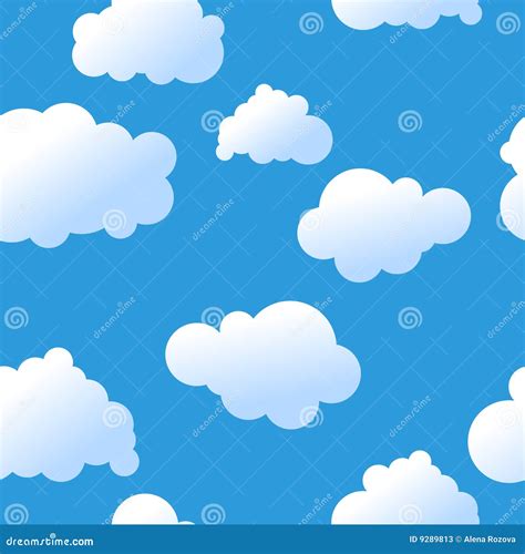 Seamless Sky Vector Stock Photos - Image: 9289813