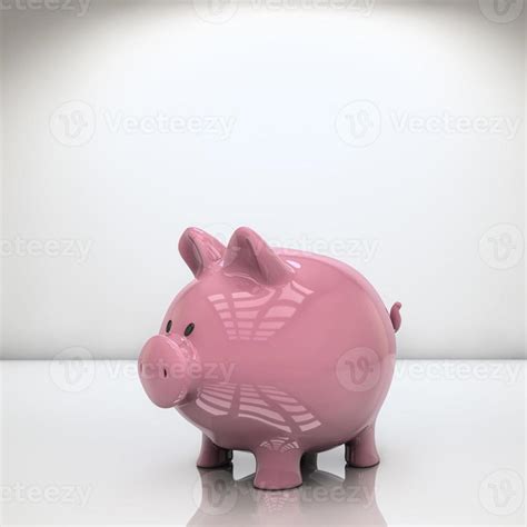 Pink piggy bank 9557959 Stock Photo at Vecteezy