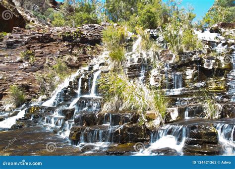 Fortescue Falls stock photo. Image of falls, hancock - 134421362