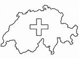 Flag Of Switzerland Coloring Page  Free Printable Pages For Kids sketch template
