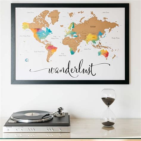 World Travel Map- Scratch Off World Map – Forever Anniversary