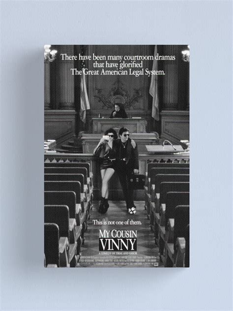 "My cousin Vinny movie poster" Canvas Print for Sale by BDstore | Redbubble