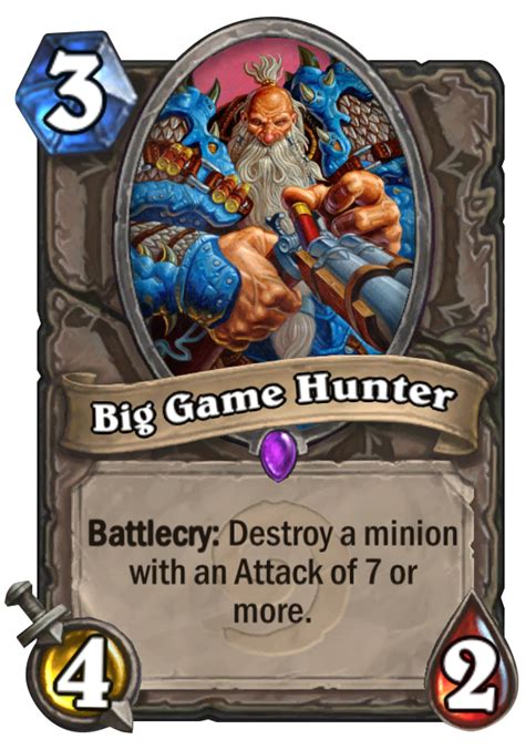 Big Game Hunter - Hearthstone Card