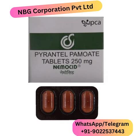 Pyrantel Pamoate Tablets, 250 mg at Rs 65/strip in Nagpur | ID ...