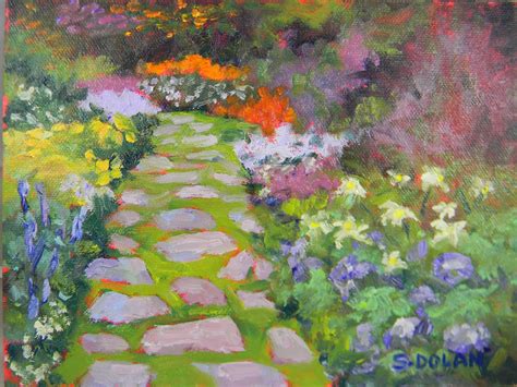 Enchanted Garden 6"x8" oil on panel