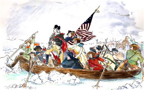 Washington Crossing the Delaware - Storytime Illustrating