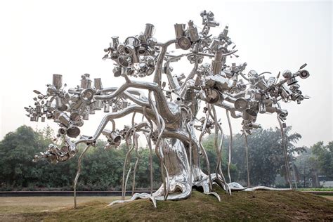 Subodh Gupta: The Stainless Shine - The Yellow Sparrow