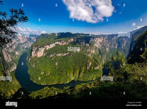 Aerial view of Sumidero Canyon - Chiapas, Mexico Stock Photo - Alamy