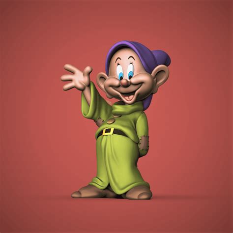 Dopey -Snow White - 3D model by ChelsCCT (ChelseyCreatesThings) on Thangs